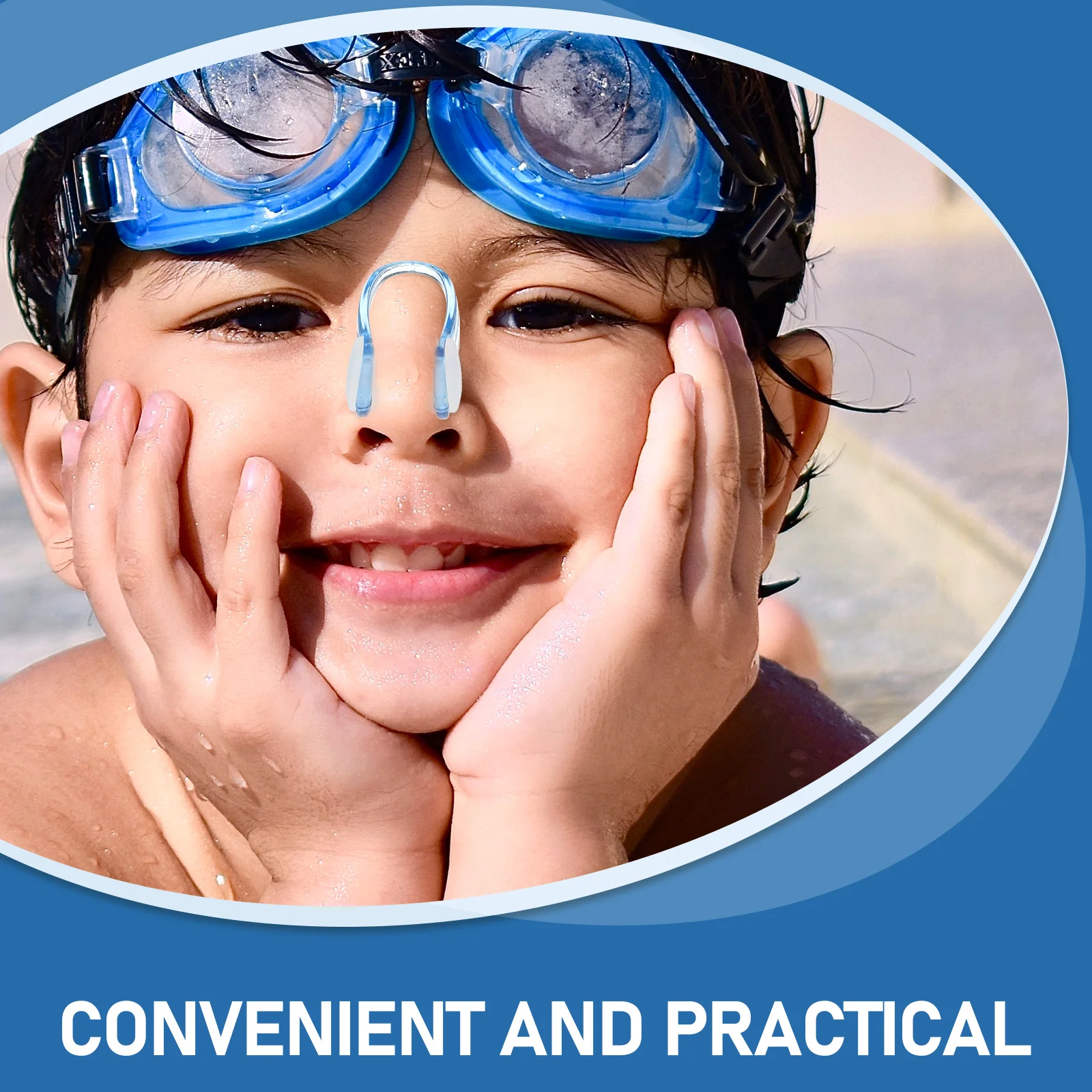 4 個防水ノーズクリップクリップスイミングプール男性用カバーアクセサリープラグ大人プロテクター水泳選手