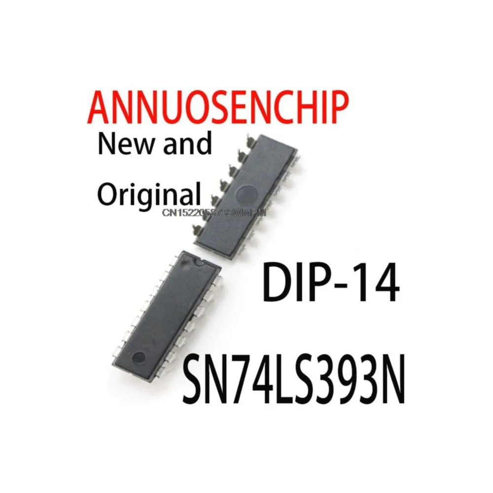 5 قطعة جديدة ومبتكرة 74LS393N 74LS393 HD74LS393P DIP14 SN74LS393N