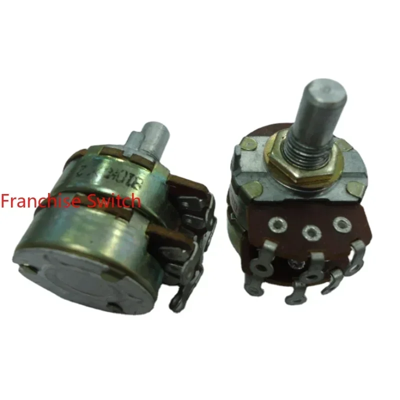 

Потенциометр для электрогитары, двойной RV24BF-10 B10K 15R