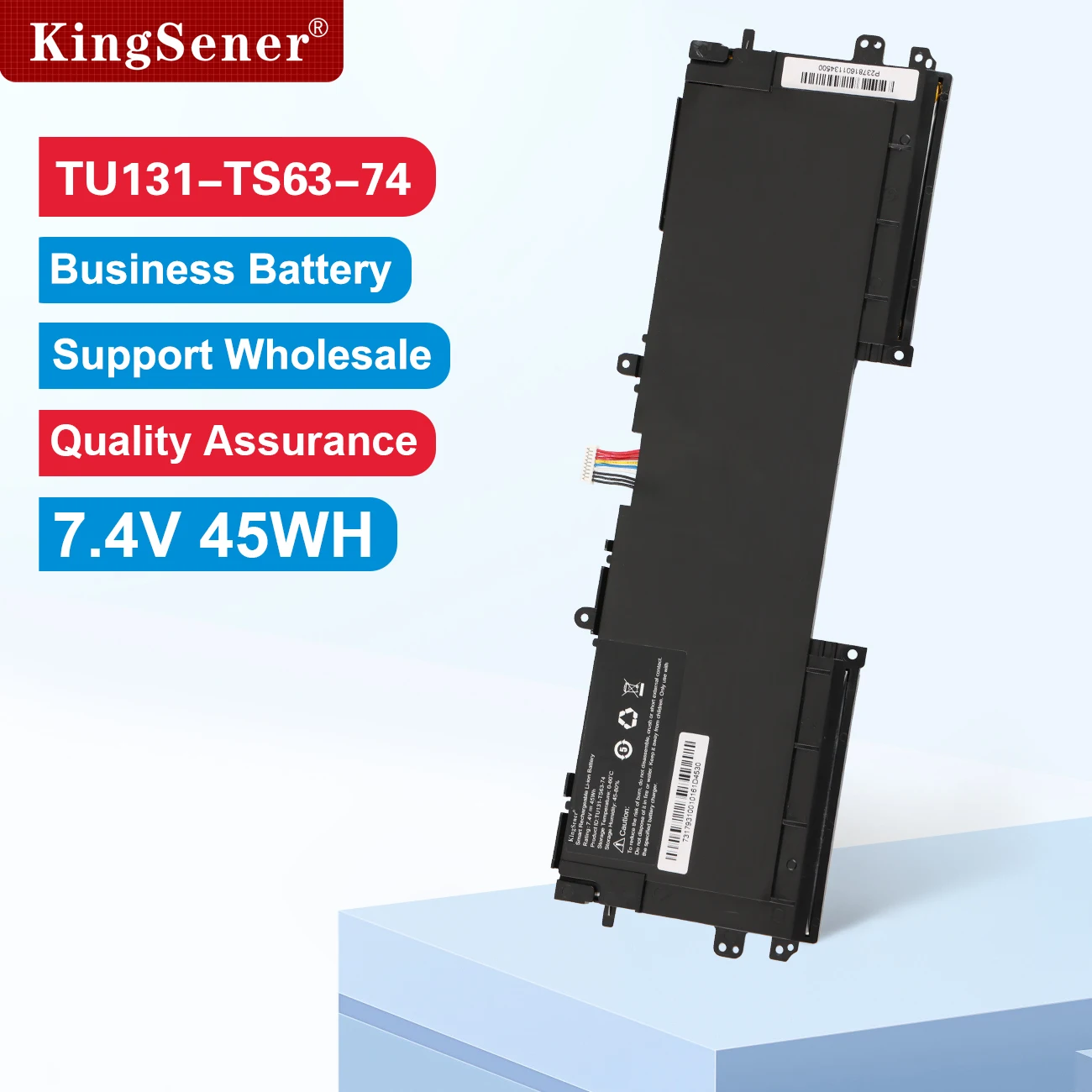 KingSener 7.4V 45WH TU131-TS63-74 TU131 Laptop Battery For DELL XPS13 8808 U13S881 U33X UX32K U731 TU131-TS63-74