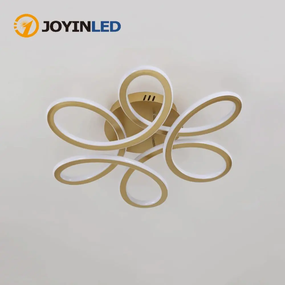 

55 см светодиодные потолочные светильники, современные лепестки, акриловый полузаподлицо, потолочный светильник для спальни, кухни, прихожей, офиса