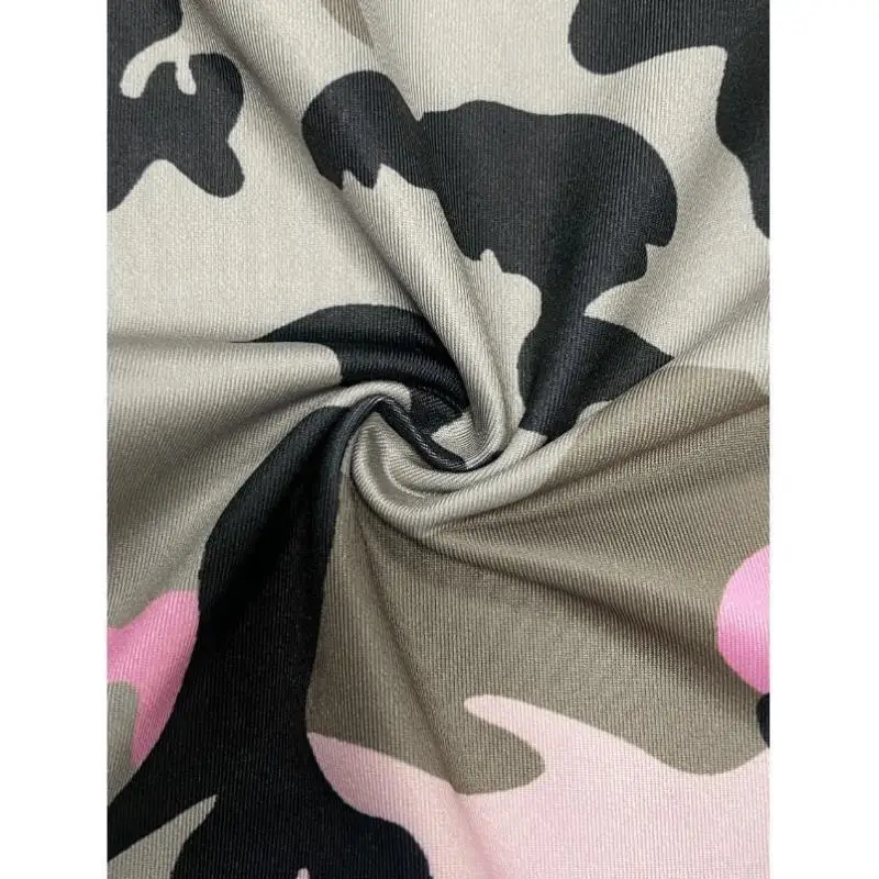 

Ele High Waist Men's Casual Pants Camouflage Print Straight Leg Korean Sle Neutral Fit Other Material 00% Winter Colle...