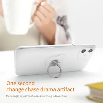Univerzální magnetický držák na mobilní telefon stent, stojánek na prst, prsten pro roztomilý mobilní telefon, průhledný držák pro iPhone, Samsung 10 nejlepší prodej telefon zvoní - №1
