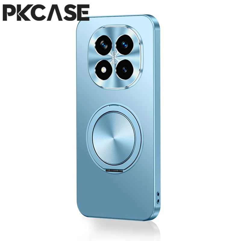 

Чехол PKCASE с беспроводной зарядкой и магнитным креплением для Redmi Note 14 Pro Plus, с защитой объектива из сплава, противоударный, матовый