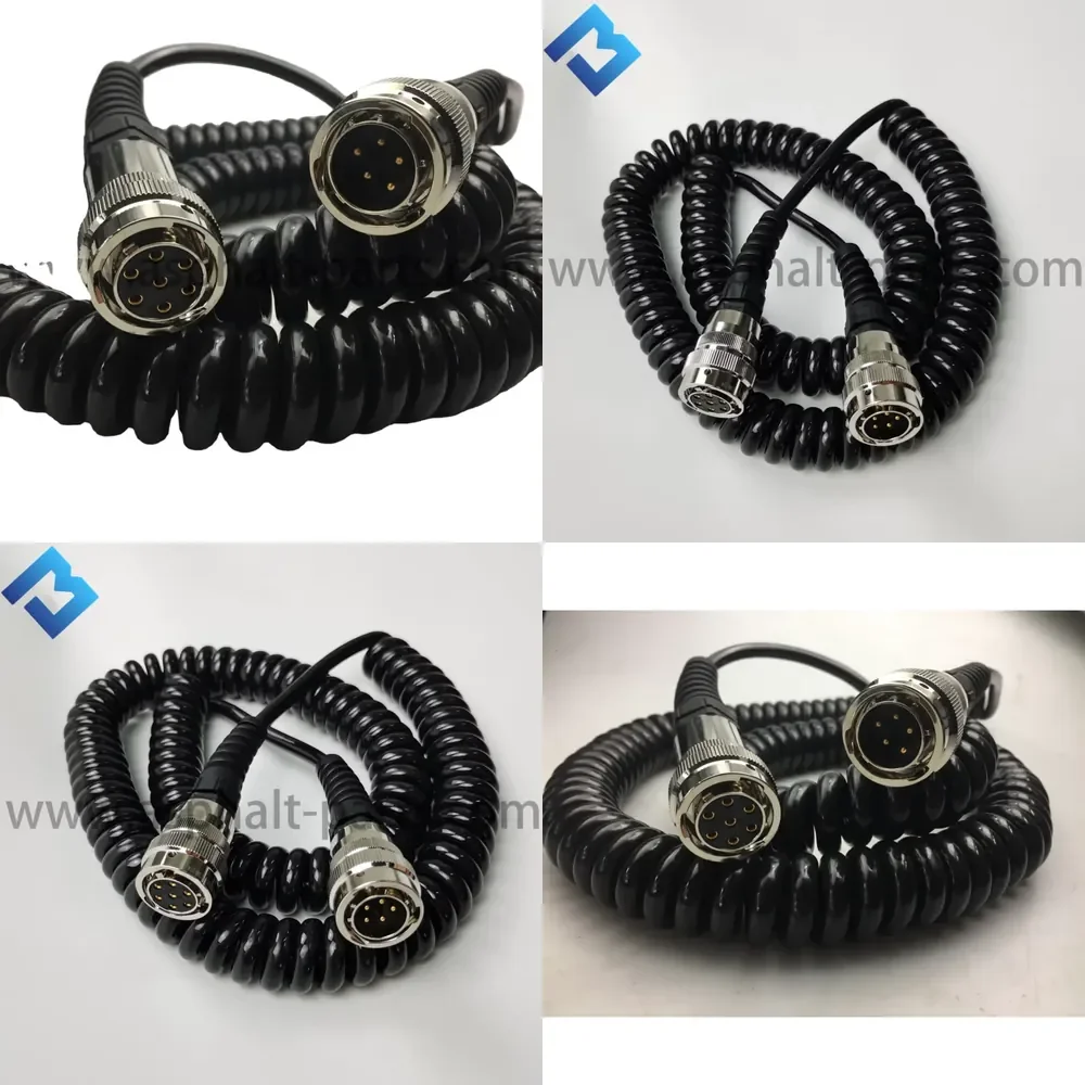 2026 Hot Item S1800-2/S1900/S2100 Paver 2028733 Cable 1m-3m 5 Pin-8hole Wire for Asphalt Paver Auger Sensor