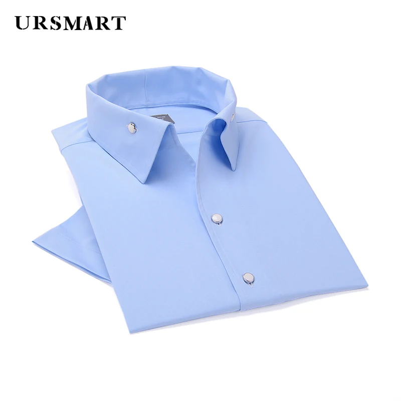 2024 new Men\'s short sleeve shirt with Italian collar slim-fit fashion men\'s summer shirt