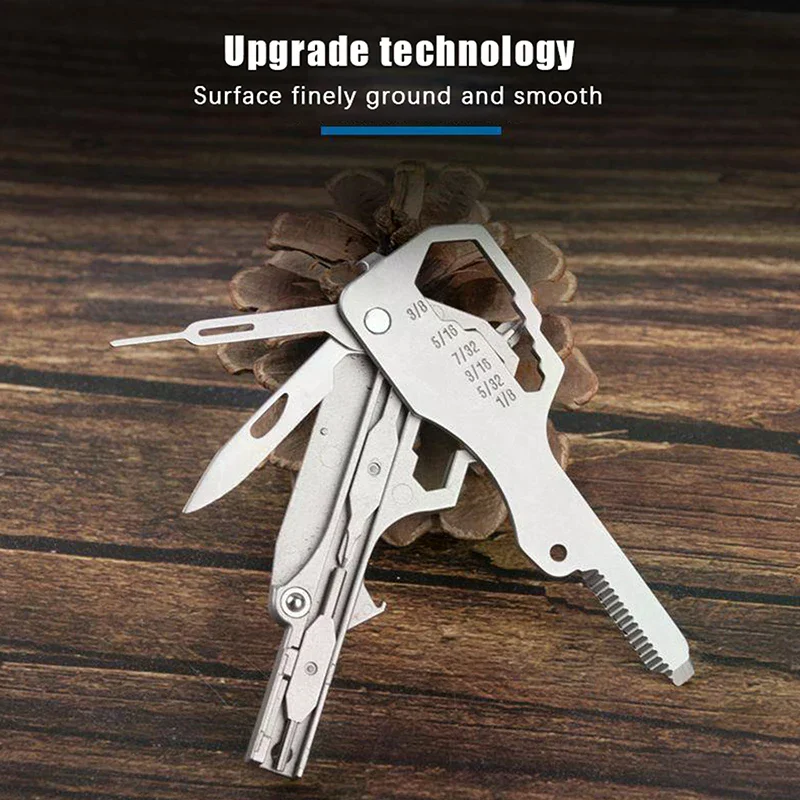 

Multifunctional Folding Screwdriver Tool Keychain Portable Mini Emergency Repair Tools Home Use Outdoor EDC Multi-tools