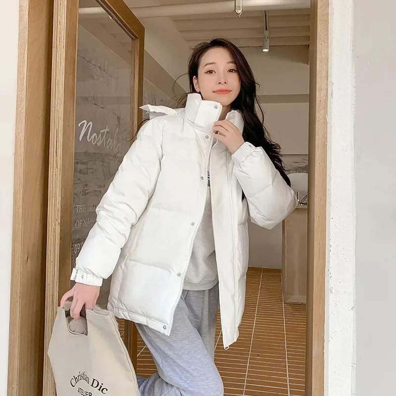 Women Parkas Winter Warn Casual Loose Women's Jacket Down Coats Solid Oversize Women's Winter Jacket Soft Cotton Puffer Jacket