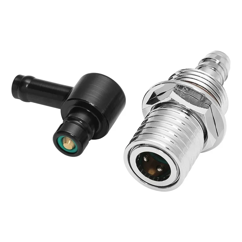 

Motorcycle Female Male Fuel Gas Line Connector For Harley Softail Dyna Touring Road Street Electra Glide