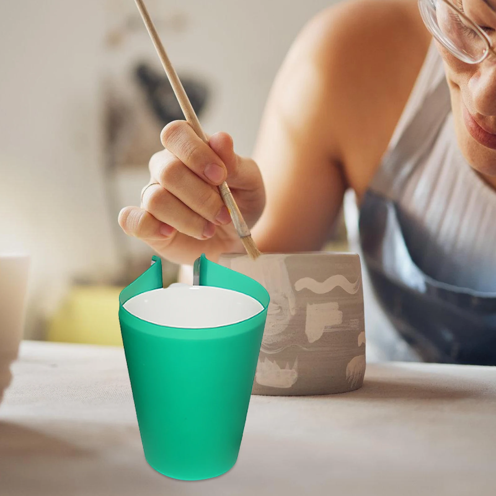 

Stainless Steel Silicone Mug Wrap Sublimation Clamp Fixtures Heat Resistant Cup Transfer Clamps for DIY Mugs Sublimation Latte