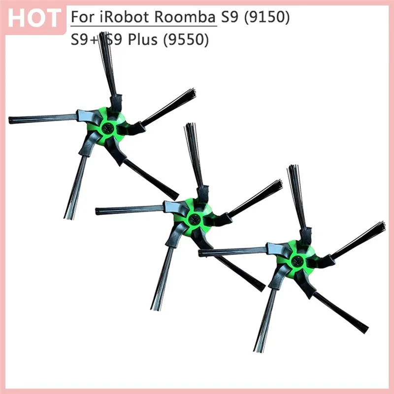ABBK-piezas de repuesto, cepillo lateral, filtro Hepa, bolsa de polvo para Irobot Roomba S9 S9 + S9 Plus 9150 9550, accesorios para el hogar