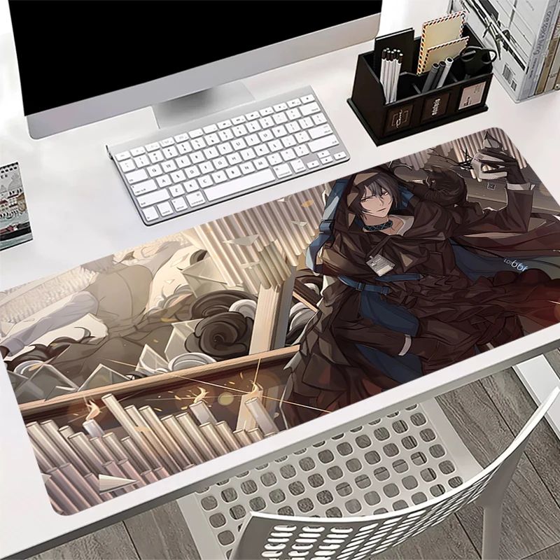 

Mousepad Raiden Shogun Large Mouse Mat HD Pc MousePads Office Laptop Carpet Soft Anti-slip Desktop Mouse Pad 900x400 Mouse Mat