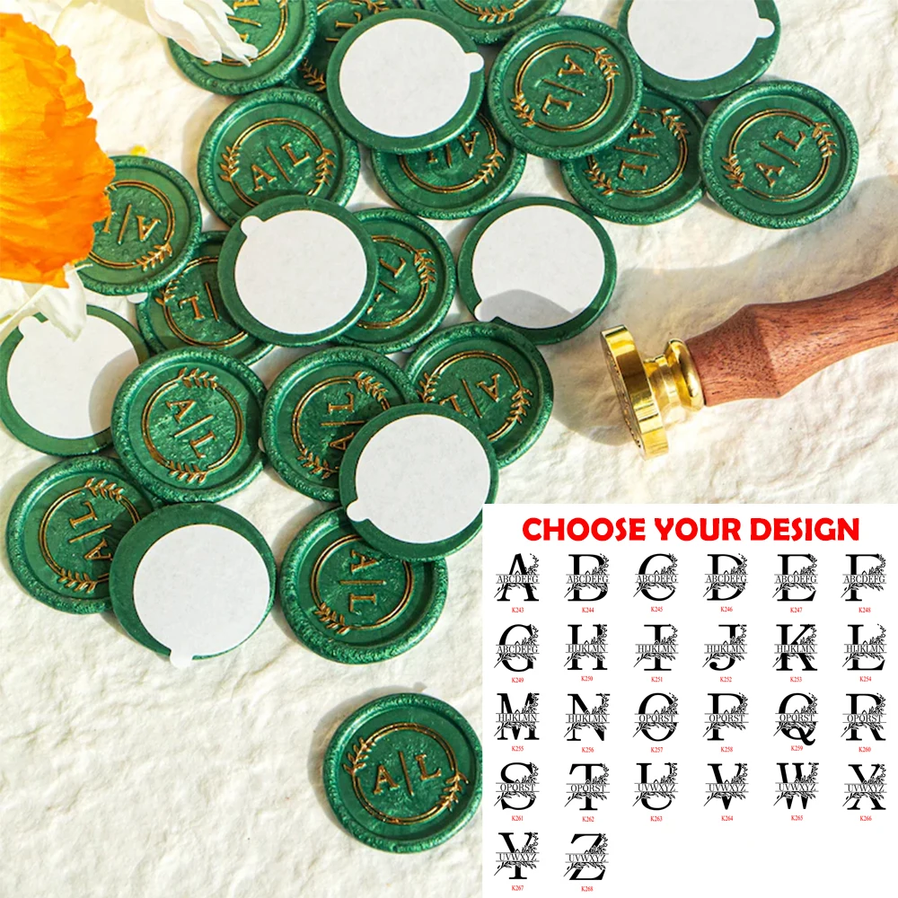 

Personalized Oval/round Irregular Shape Wax Seal Stickers Monogram Self-Adhesive Stickers for Diy Envelope Card Wedding Gifts