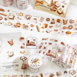 Journal GO 5x200cm Sweet Masking Tape Cute Cartoon Snack Ice Cream Masking Tape for DIY Scrapbooking Making Card Diary