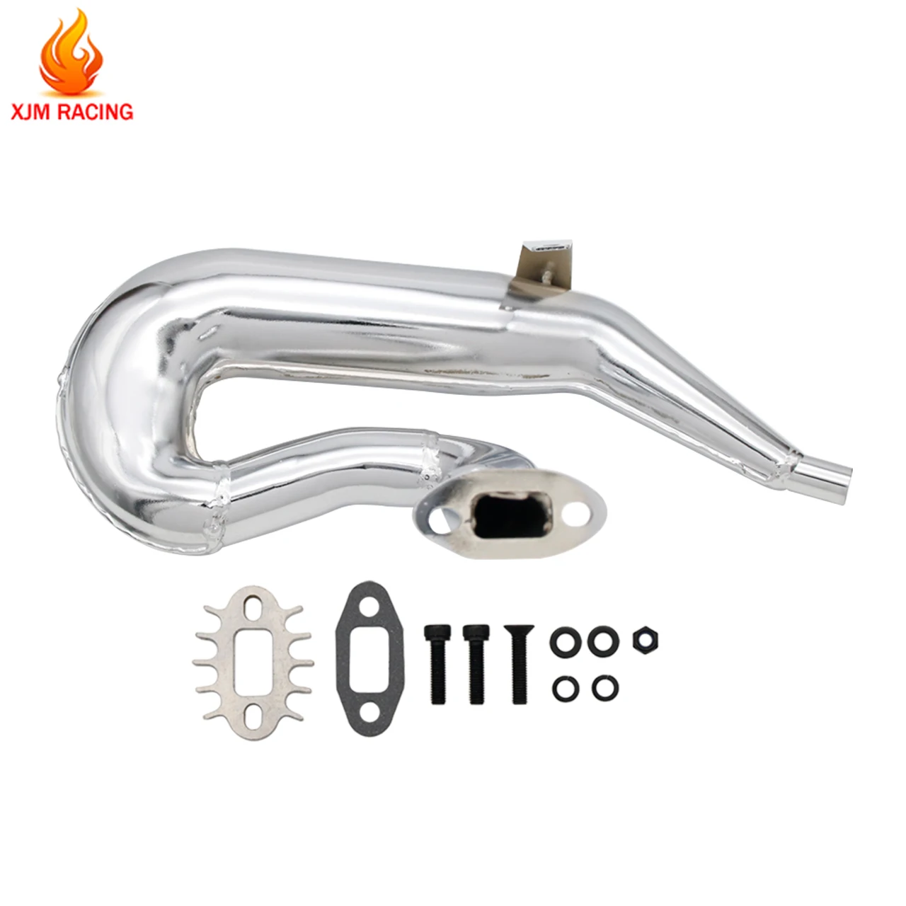 

Exhaust Pipe for 1/5 Hpi Rovan Km Mcd Gtb Racing Baja 5b Ss Truck Rc Car Parts