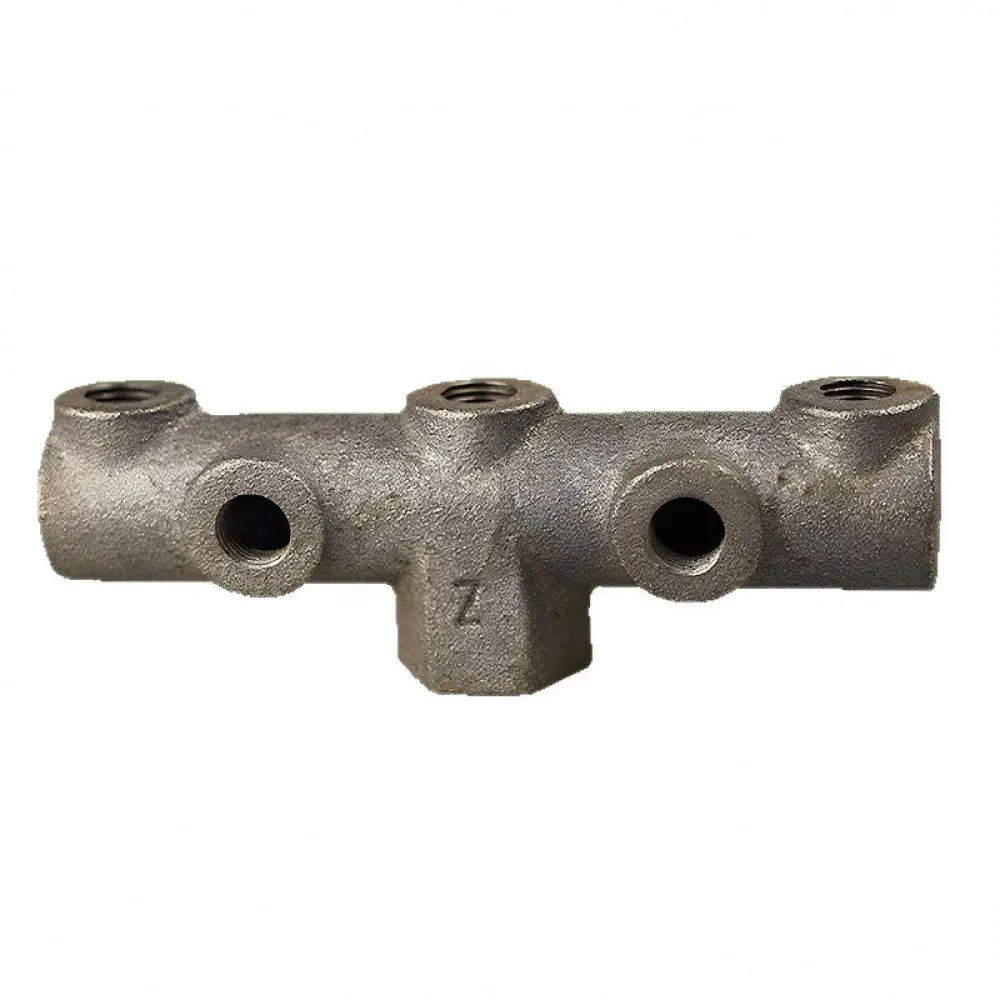 Cast Iron Air Compressor Manifold Fitting 20mm Port For Pressure Switch Air Pump Distribution Block Tool Part