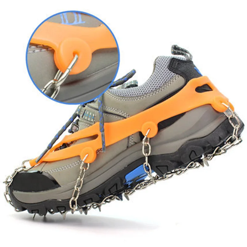 Anti-Slip Ice Claws Anti-Slip Multipurpose Ice Claws Comfortable Ice Claws Rustproof Shoe Ice Grips For Sloping Terrain 10Teeth