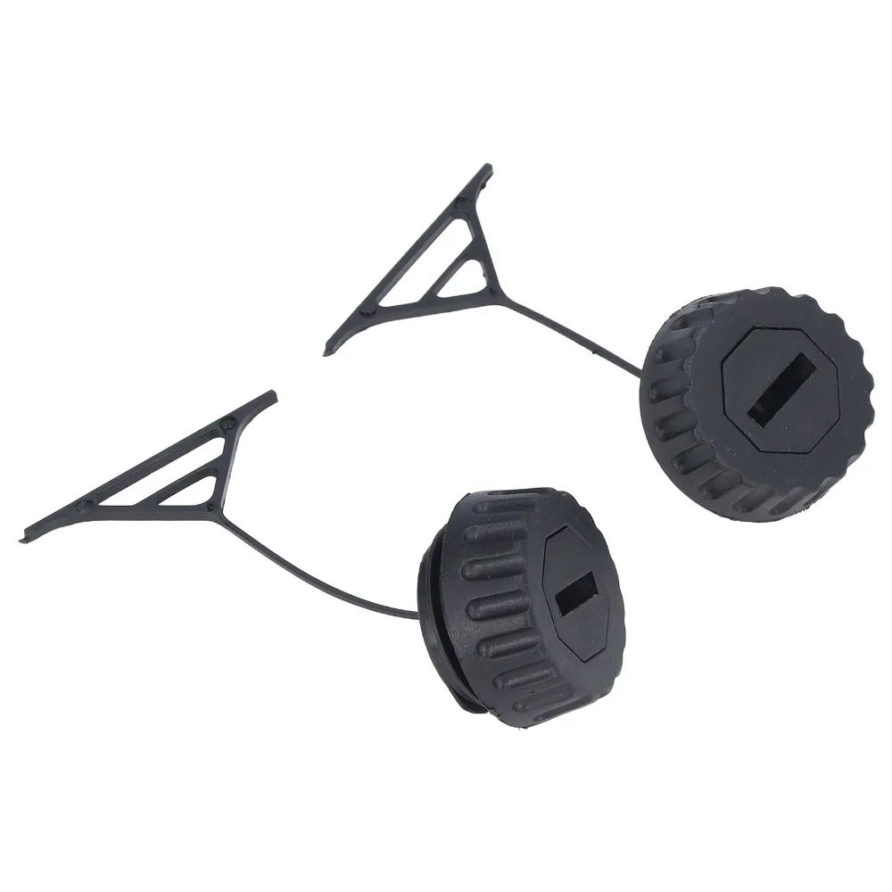 Durable Black Fuel Tank Cap ABS Compact Chainsaw Replacement Cap Easy to Install Fuel Oil Cap Set for 066 MS640 MS660