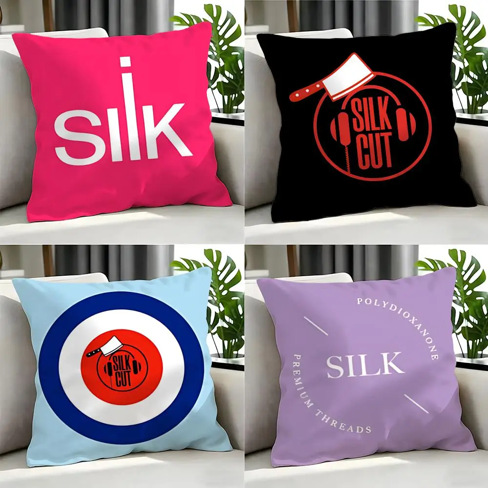 cigarette Silk Cut Cushion Cover Cushion Cover Set 4Pcs 50x50 45x45 40x40 Pillowcase Decorative Sofa Home Decor
