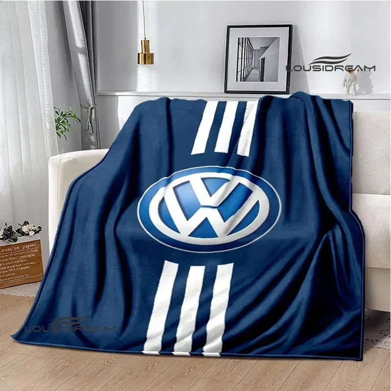 3D Retro V-Volkswagen blankets picnic blanket Warm Flannel blankets Soft and comfortable blanket bed linings Birthday Gift