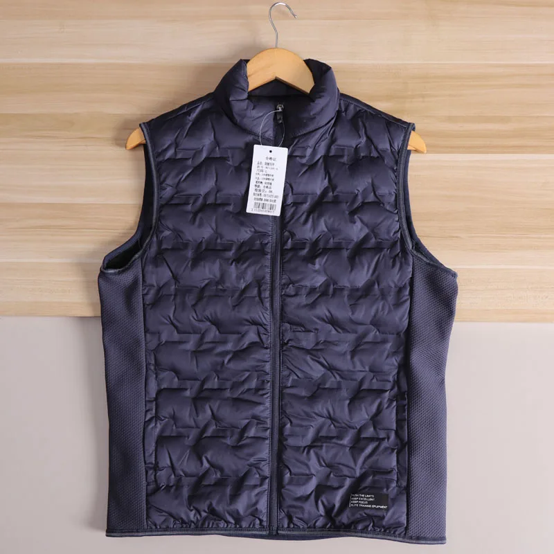 Rompi Bulu Angsa Ringan Tahan Angin Tahan Air Pasangan Hangat Musim Gugur Musim Dingin Rompi Bantalan Bahu Modis Urban Basic