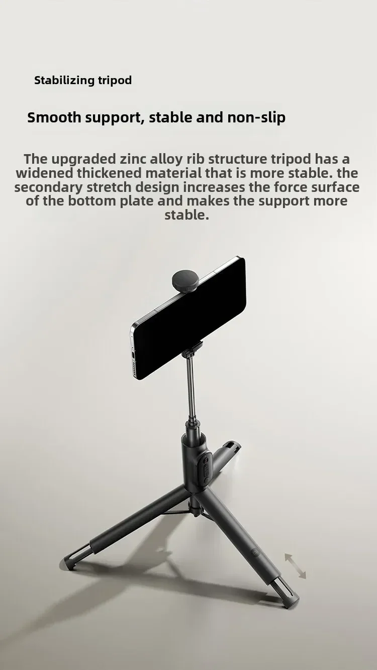 XIAOMI Zoom Stand Selfie Stick 2 Tripod Selfie Stick Bluetooth-compatible Remote Foldable Extendable Monopod 360° Rotatable