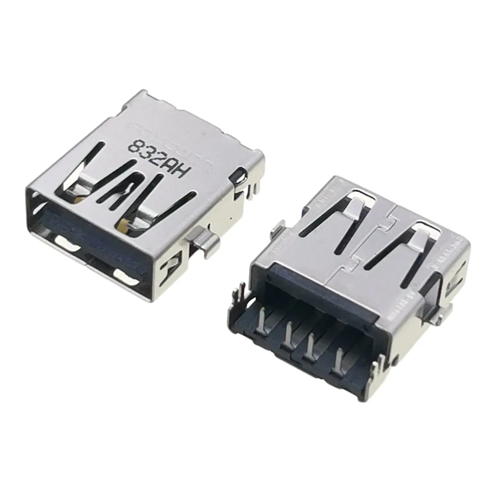 5 قطعة USB2.0 4P Type-A واجهة أنثى شحن ميناء موصل مقبس ل ASUS K550J X550C/V Y581C/L X200M أجهزة الكمبيوتر المحمولة USB 2.0