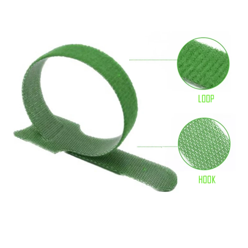 25pcs Releasable Cable Ties, Reusable Wire Management Nylon Straps for Earphones Mouse Cord Organizer Easy Release Ties