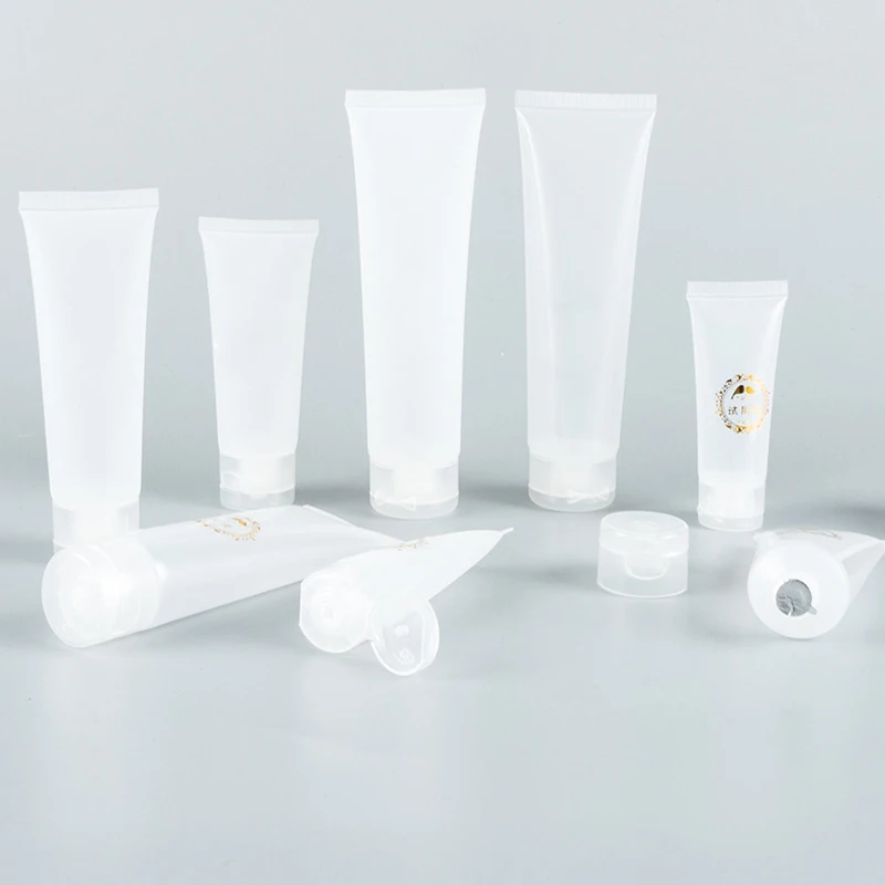 10Pcs 15ml-100ml Empty Soft Tubes Cosmetic Cream Travel Make up Containers Bottles For Portable Lotion Cream Cleanser Toothpaste