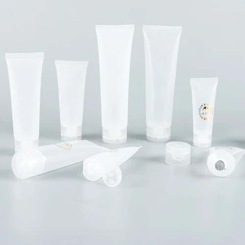 10 Uds. De tubos blandos vacíos de 15ml-100ml, crema cosmética, contenedores de maquillaje de viaje, botellas para loción portátil, crema, limpiador, pasta de dientes