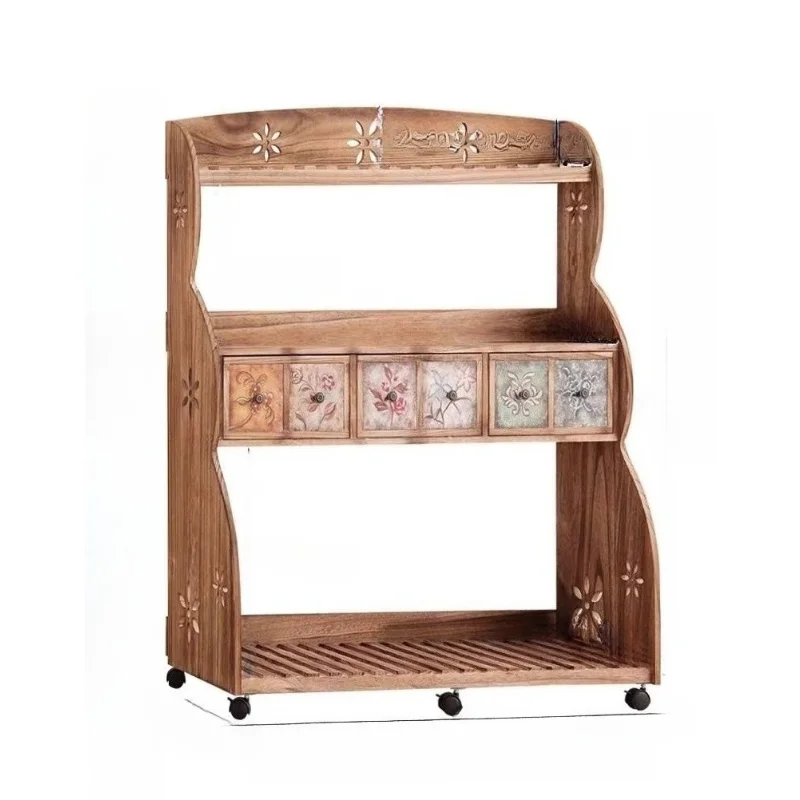 

Living room floor-to-ceiling mobile flower stand shelf balcony outdoor courtyard multi-layer plant pot support shelf