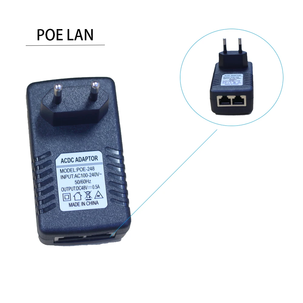 POE-адаптер для IP-камер, а, 24 Вт, 48 В