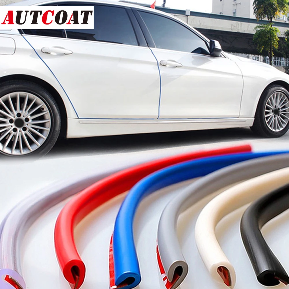 

5/8/10M Car U Type Car Door Protection Clear Edge Guards Trim Styling Moulding Strip Rubber Scratch Protector Car Door Universal