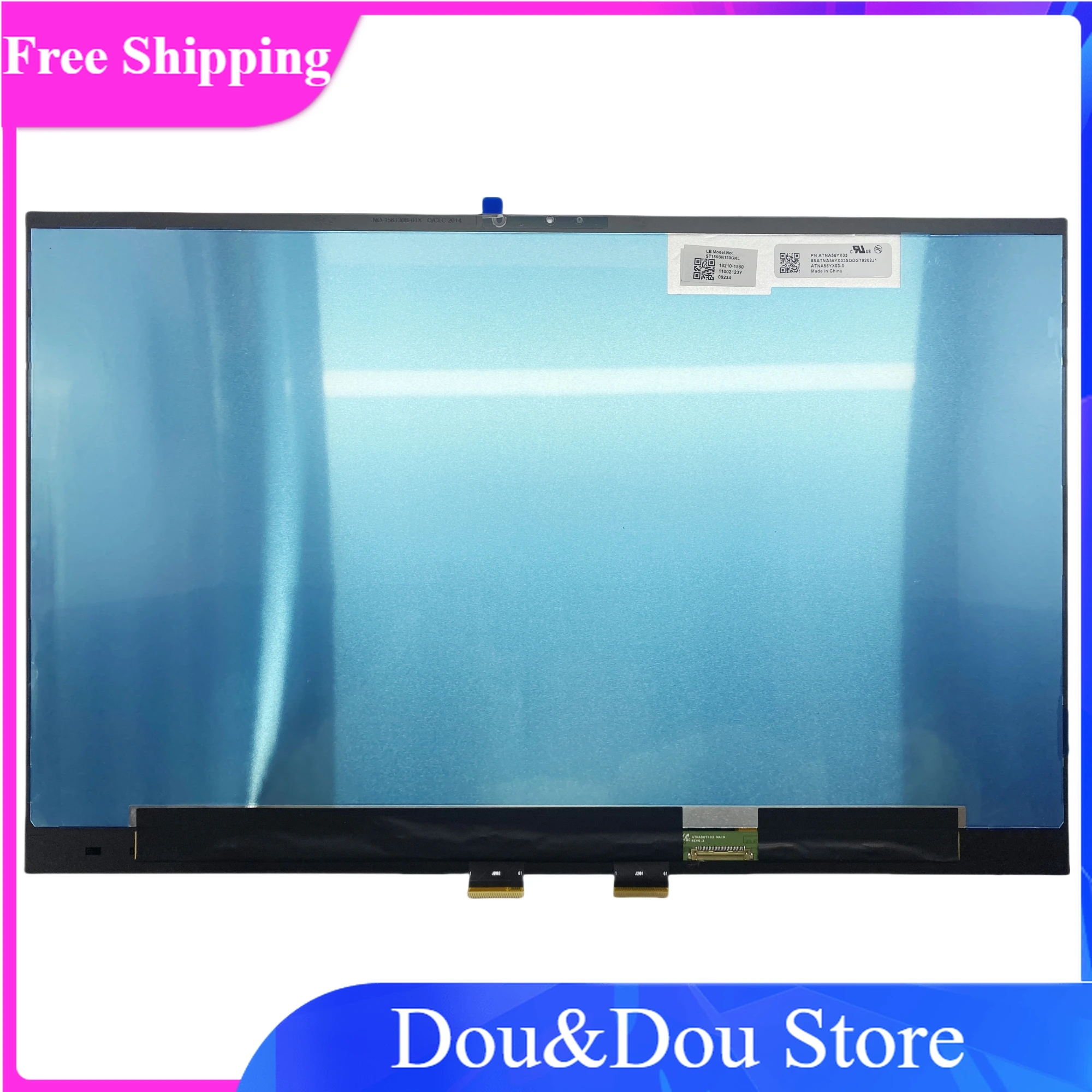 ATNA56YX03 ATNA56YX03-0 For ASUS M3500Q M5100U K3500P FHD 1920×1080 EDP 30PIN Display Panel 15.6Inch OLED LCD Screen Assembly