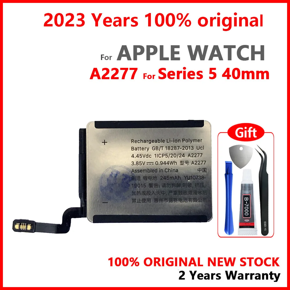 Genuine 100% Battery For Apple Watch Series 1 2 3 4 5 SE 6 7 8 Bateria For IWatch S1 S2 S3 GPS LTE S4 S5 S6 S7 S8 38/40/42/44mm