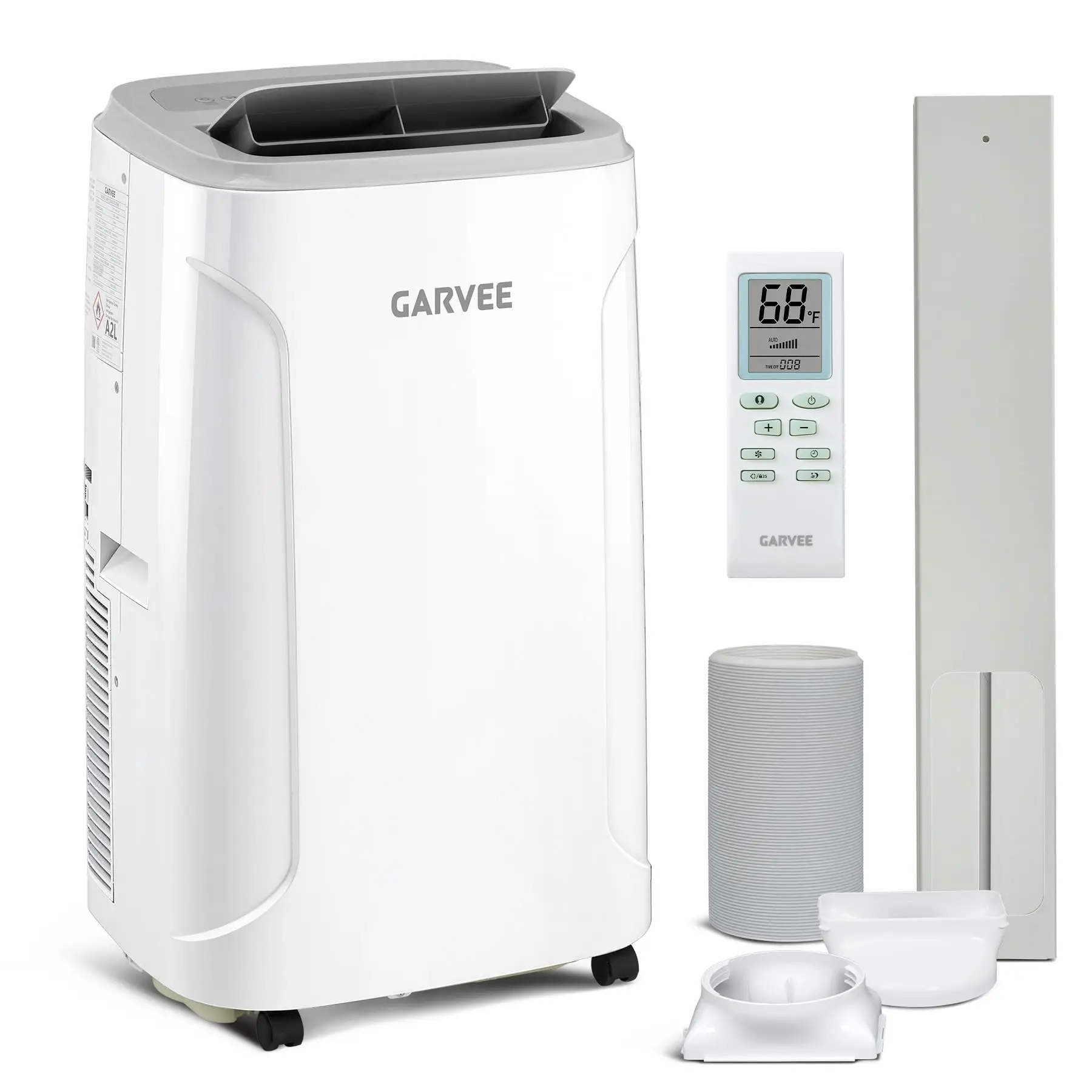 Floor Air Conditioner 12000 BTU Portable AC Unit 3-in-1 Mobile Cooling Dehumidifier With Window Kit For Home Office 550 Sq Ft