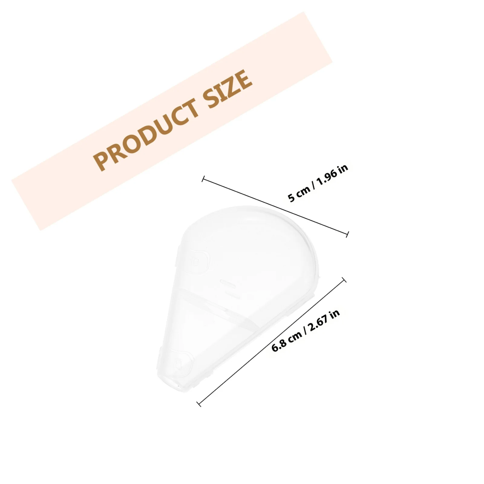 10 قطعة حافظة حماية فرشاة على شكل مروحة غطاء بلاستيكي شفاف للسفر مقاوم للغبار فرشاة للمكياج أغطية رأس تخزين الأدوات