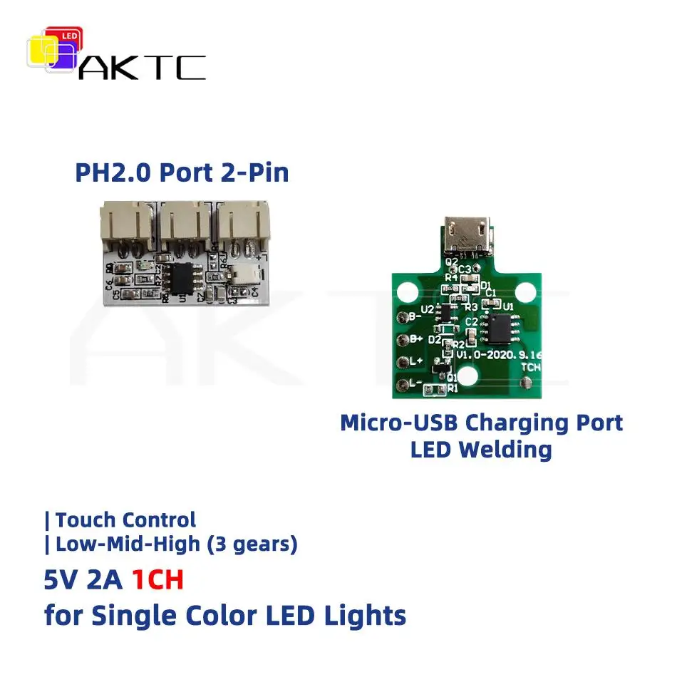 Płyta sterowania dotykowy Mini LED do ładowania 5V 2A pojedynczy/podwójny/ściemniacz RGB włącznik/wyłącznik panelu do lampek do zdjęć bukowych