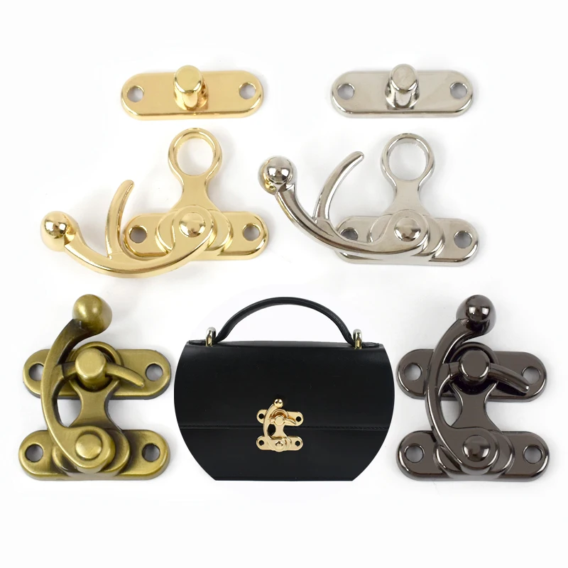 

2-10Pcs Meetee 45*37mm Metal Padlock Buckle Lock Buckles Wooden Cosmetic Box Closure Clasp Handbag Decor Clasps Bag Accessories
