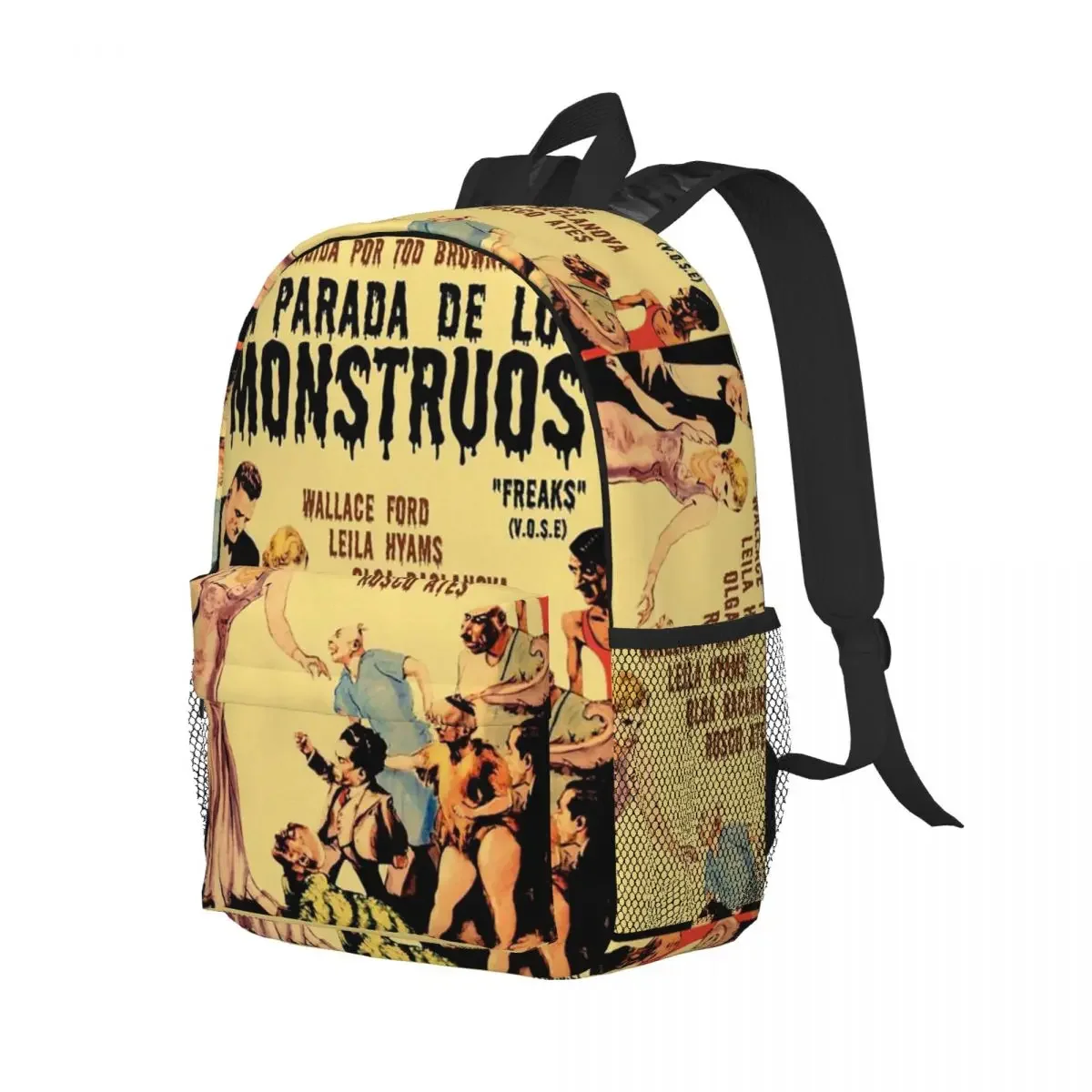 

The Stop Of Monsters Freaks 1932 Tod Browning Backpack Teenager Bookbag Children School Bag Rucksack Shoulder Bag Large Capacity