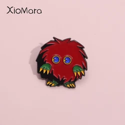 Game Monster Battle Card Brooch Cartoon Anime Devil Game Card Lapel Pins Jewelry Enamel Magic Badge Souvenir Birthady Gif Toy