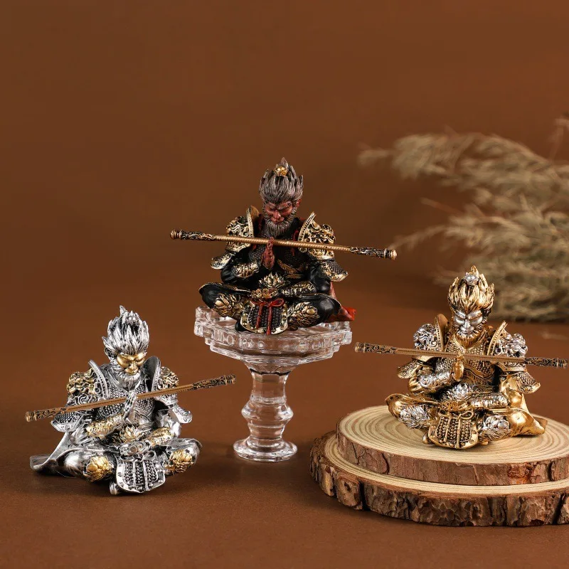 Action figures around the mythical Wukong game, PVC car decorations, desktop decorations, children's birthday gifts.