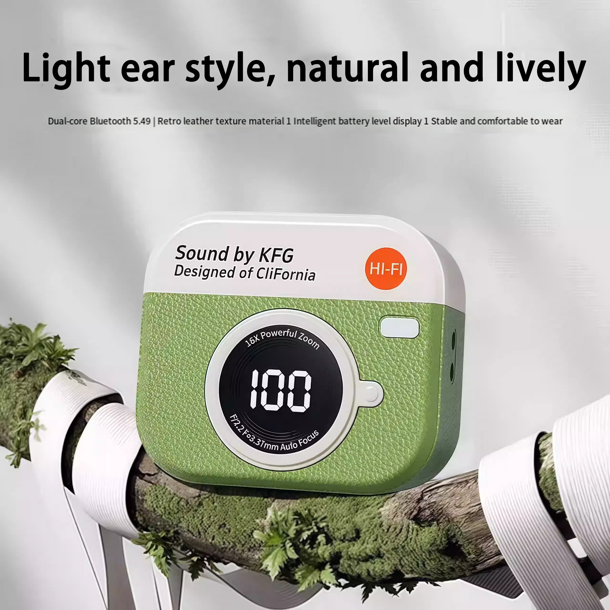 Bluetooth Wireless Headset Battery LED Digital Display 24 Ho