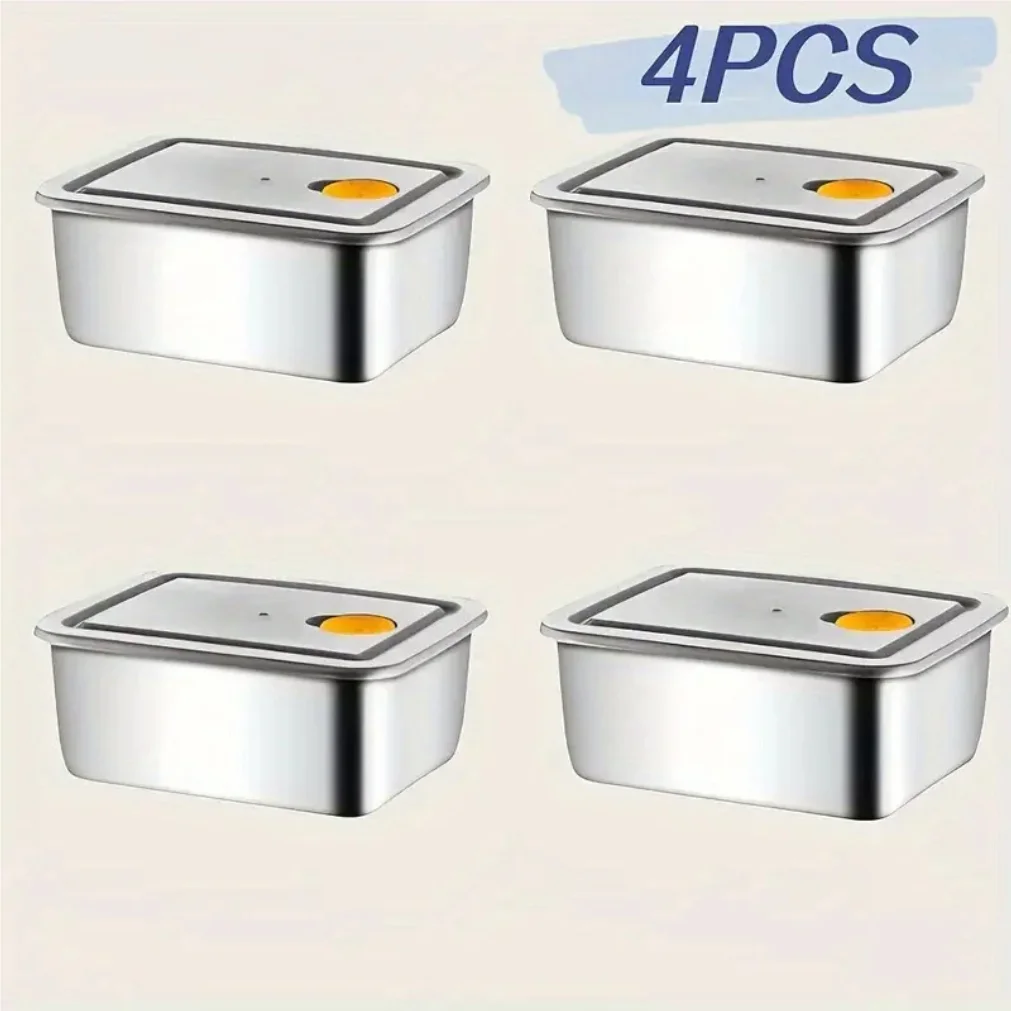 4Pc Stainless Steel…