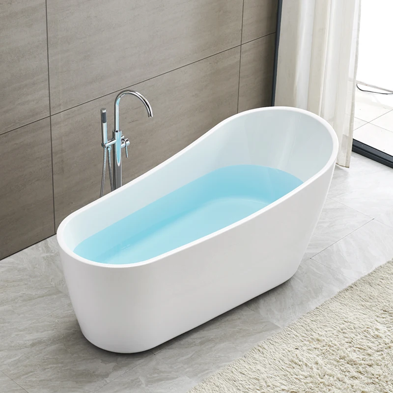 Acrylic Japanese-style independent round bath tub for domestic bathtub