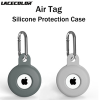 Soft Liquid Silicone Protective Case For Airtags Tracking Device Cover Portable Keychain Locator Tracker Cover For Air Tag Coque