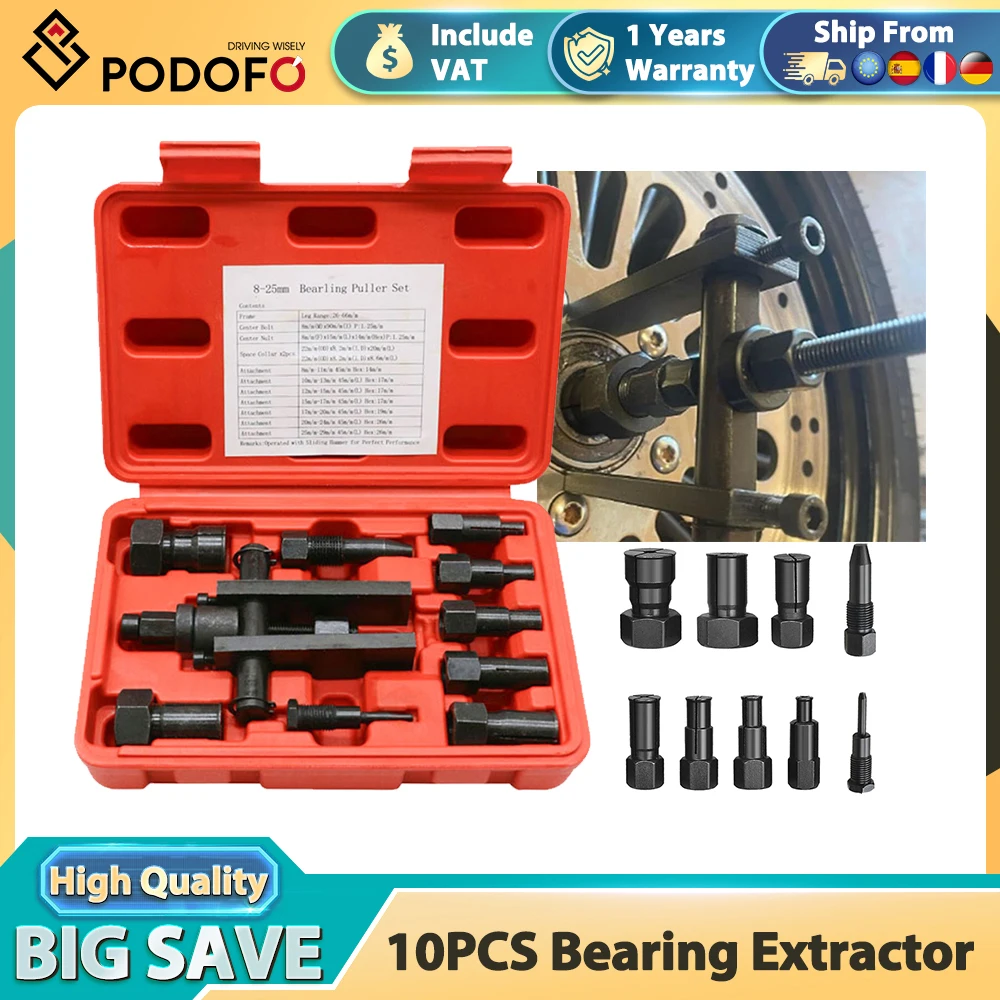 Kit de extractor de rodamientos para