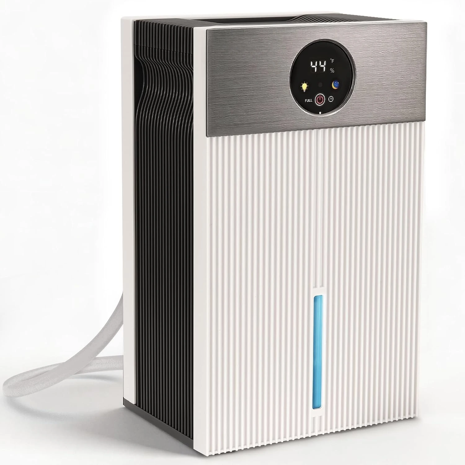 2026 New Upgrade Small Dehumidifier With Drain Hose For Home | 66 OZ Water Tank, Quiet Sleep Mode, 3/6/9/12H Timer, Auto Shut-Of