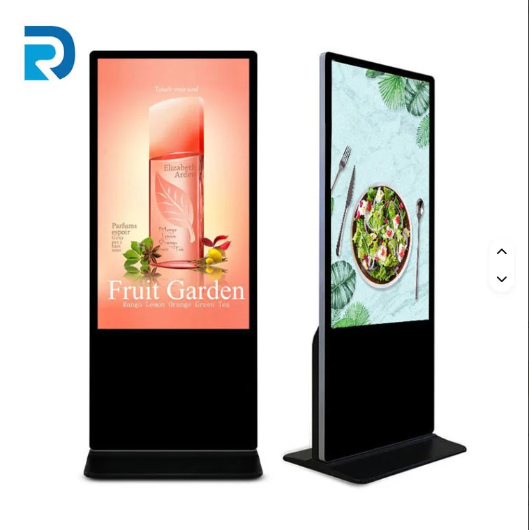 مصنع حار بيع 65 بوصة شاشة الإعلان Lcd في الهواء الطلق نوعية جيدة للماء لافتات عرض رقمية عمودية