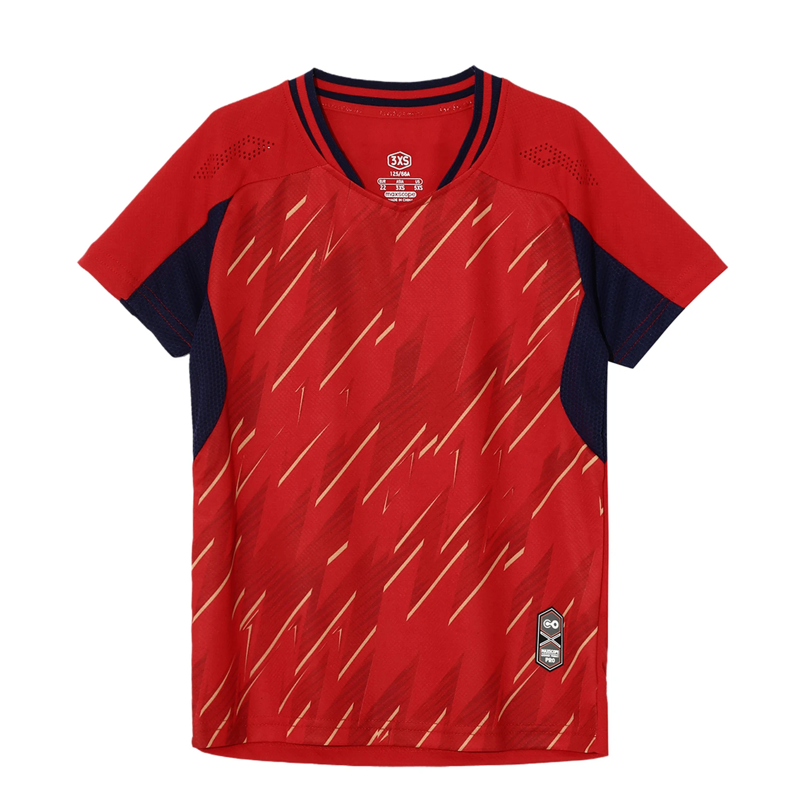 Children's Sports Clothing Kids Boys Football Sports Uniform Short-sleeve Printed Soccer Top with Drawstring Shorts Sportswear